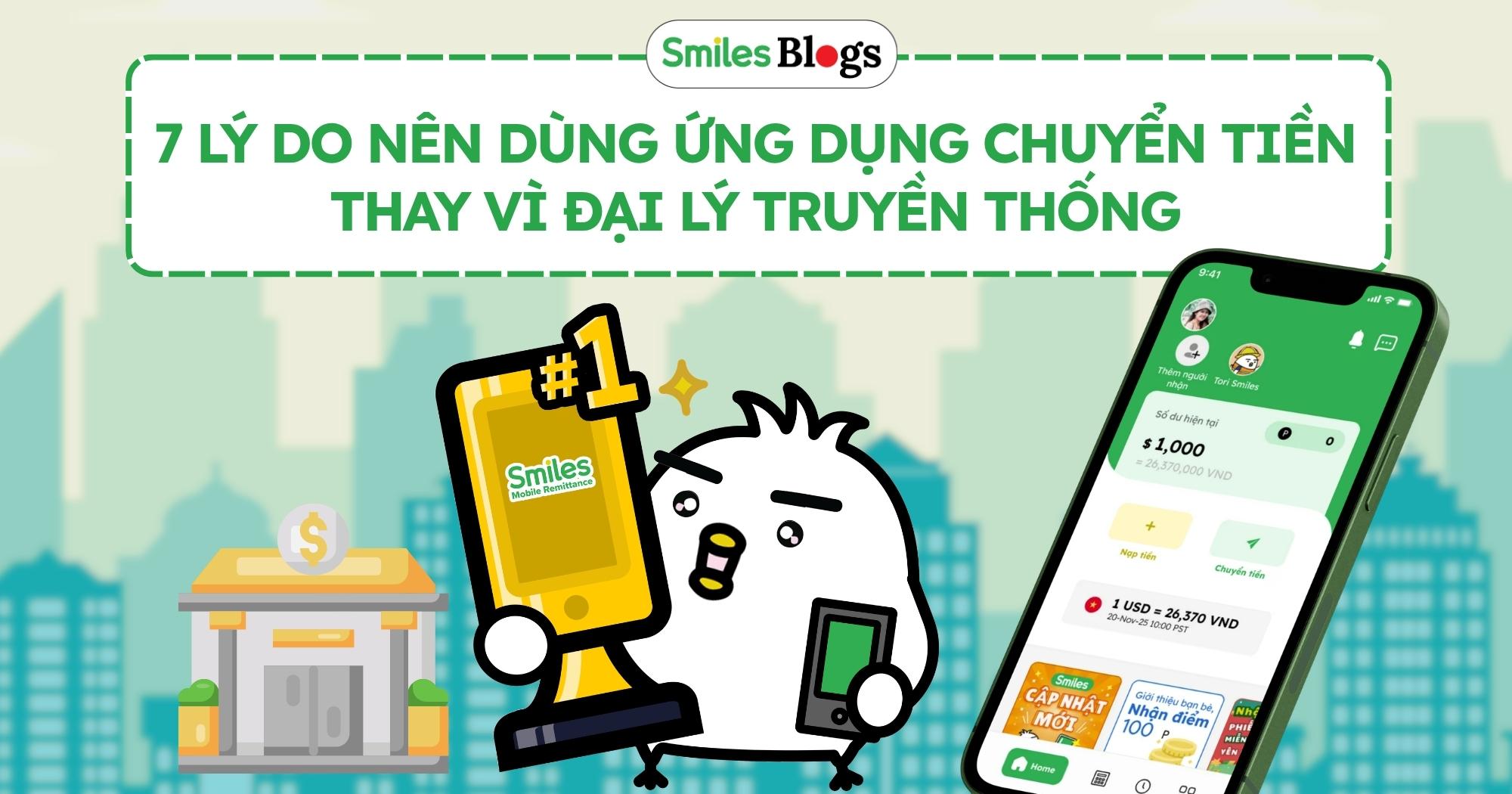 7 lý do nên dùng ứng dụng chuyển tiền thay vì đại lý truyền thống