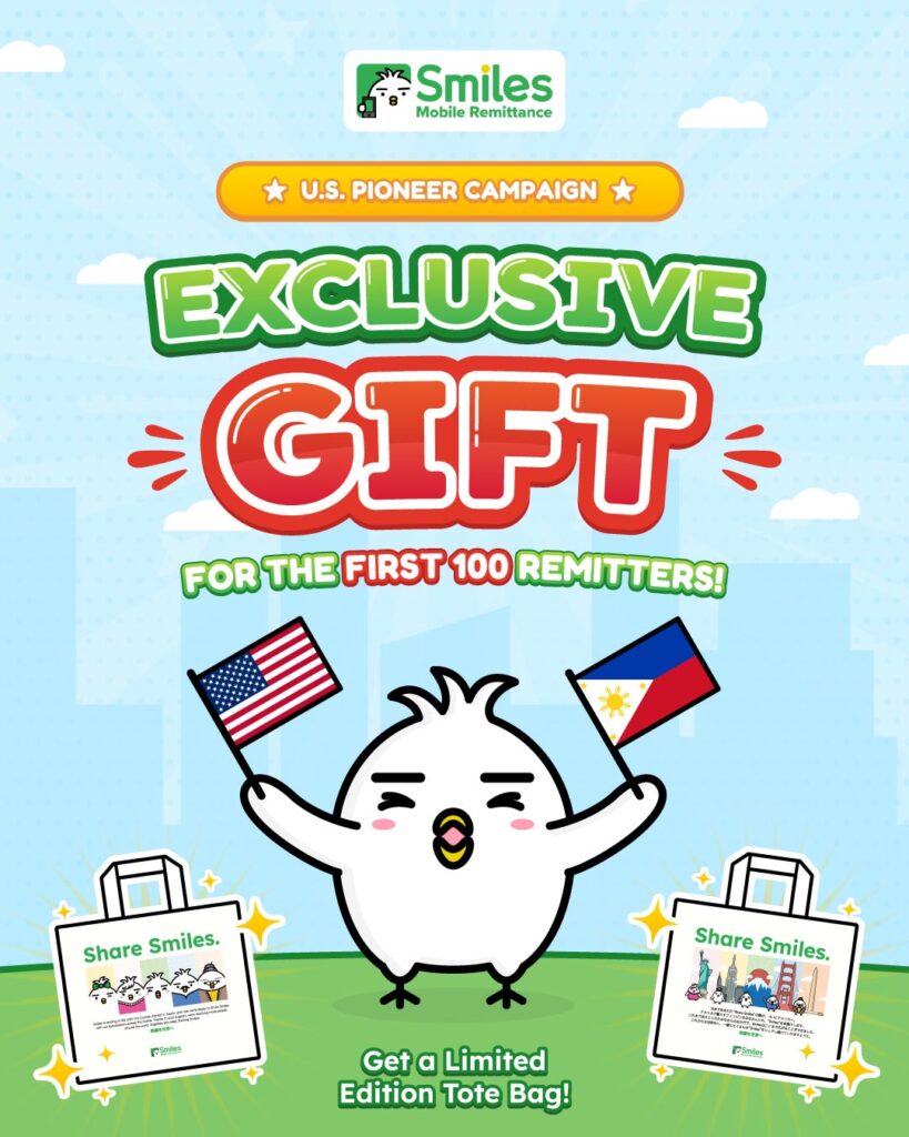 Tori Holding the USA and Philippines Flag and campaign poster