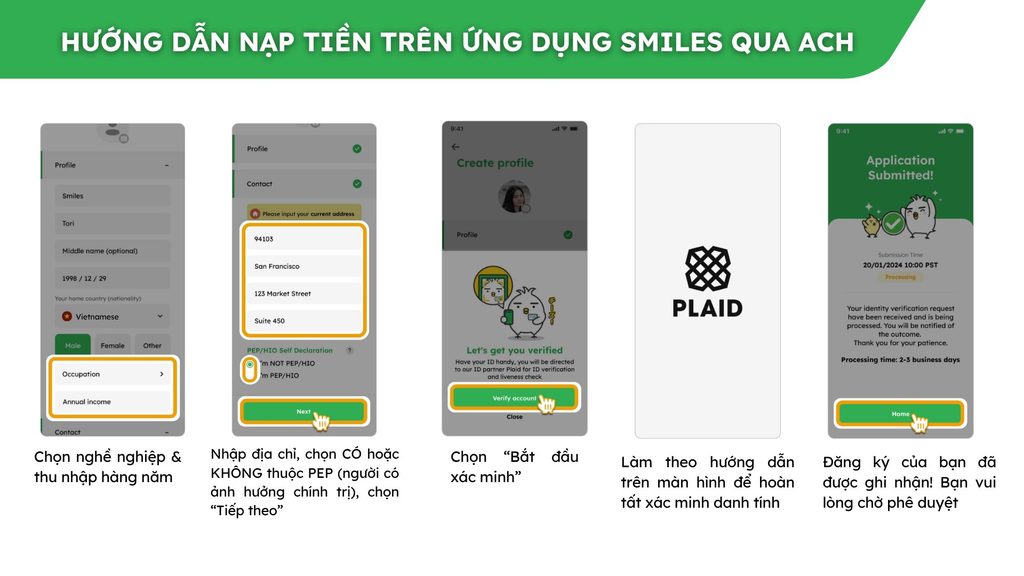 HƯỚNG DẪN NẠP TIỀN TRÊN ỨNG DỤNG SMILES QUA ACH (1)