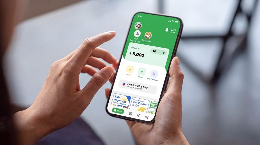 Sending money through your mobile phone