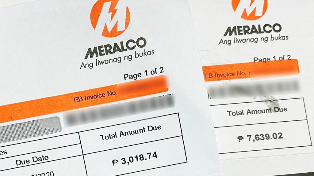 Utility bills in the Philippines