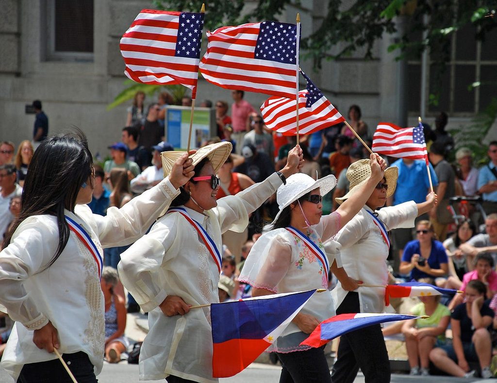 Filipinos celebrating Filipino American History Month