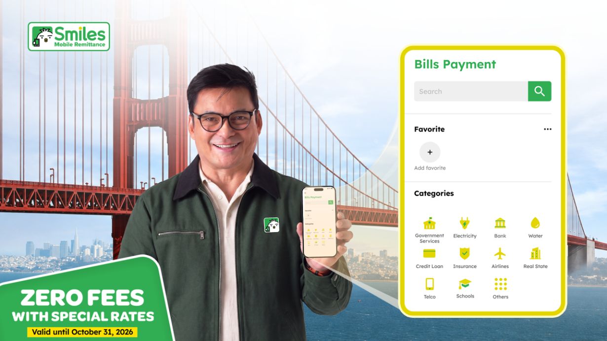 Bills payment on the Smiles App